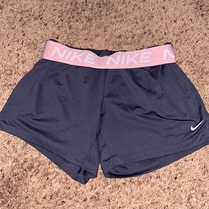 Purple/pink NIKE athletic shorts